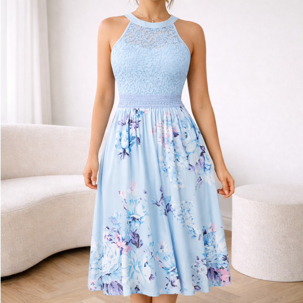 Amelia Blossom Midi Dress