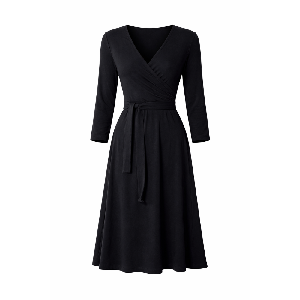 Elise Wrap Midi Dress