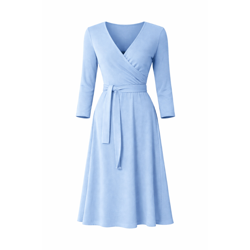 Elise Wrap Midi Dress